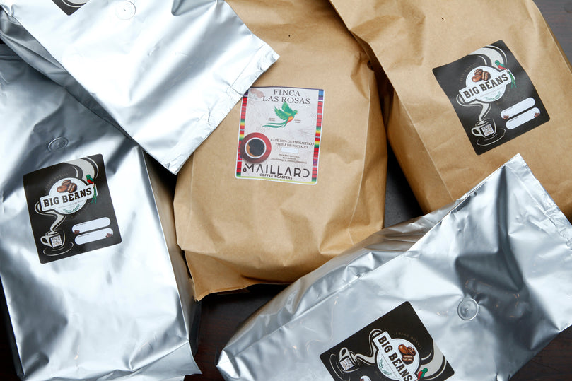 Las Rosas Natural Coffee Beans 12 oz