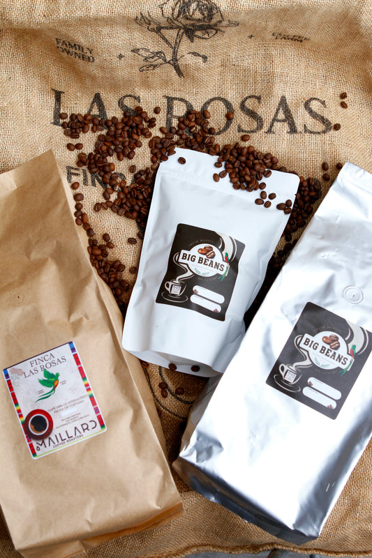 Las Rosas Natural Coffee Beans 12 oz