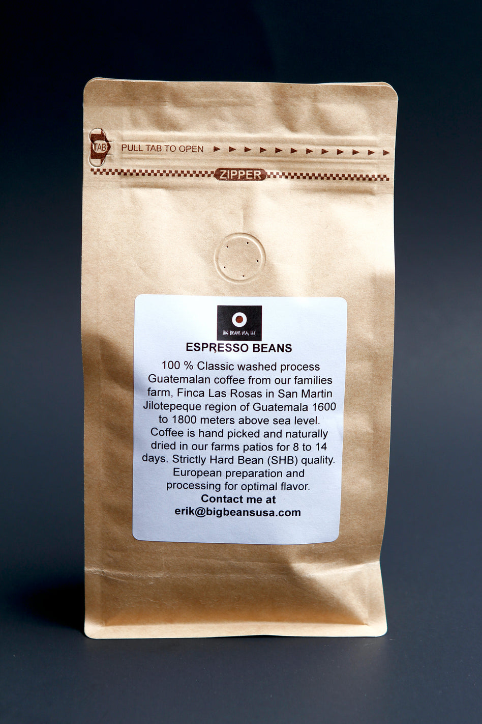 Las Rosas Washed Espresso Coffee Beans 12 oz