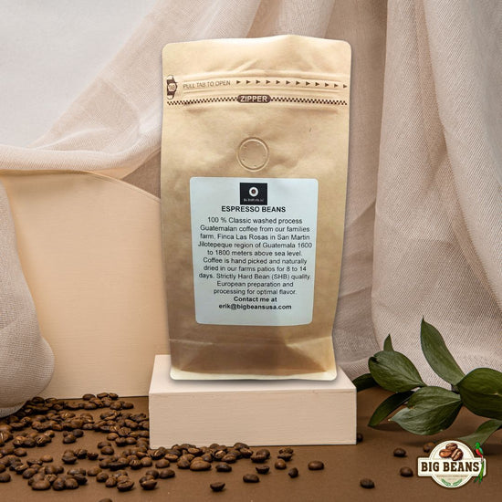 Las Rosas Washed Espresso Coffee Beans 12 oz